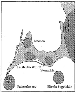 The location of the Kämpinge site
